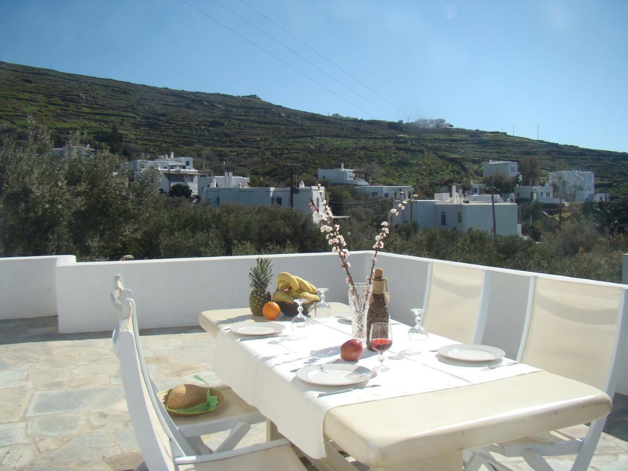 Vrahos Agios Romanos Exterior foto